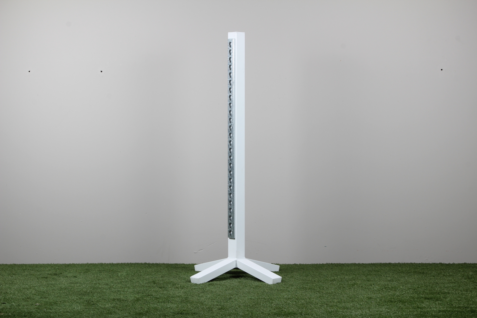 Enkelvoudige staander aluminium wit 160 cm