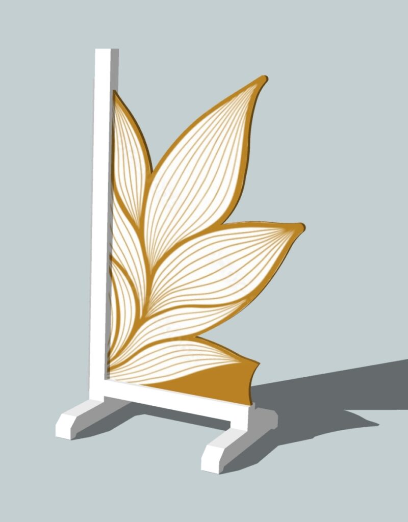 Competitie staander aluminium/hout 100 x 175 cm