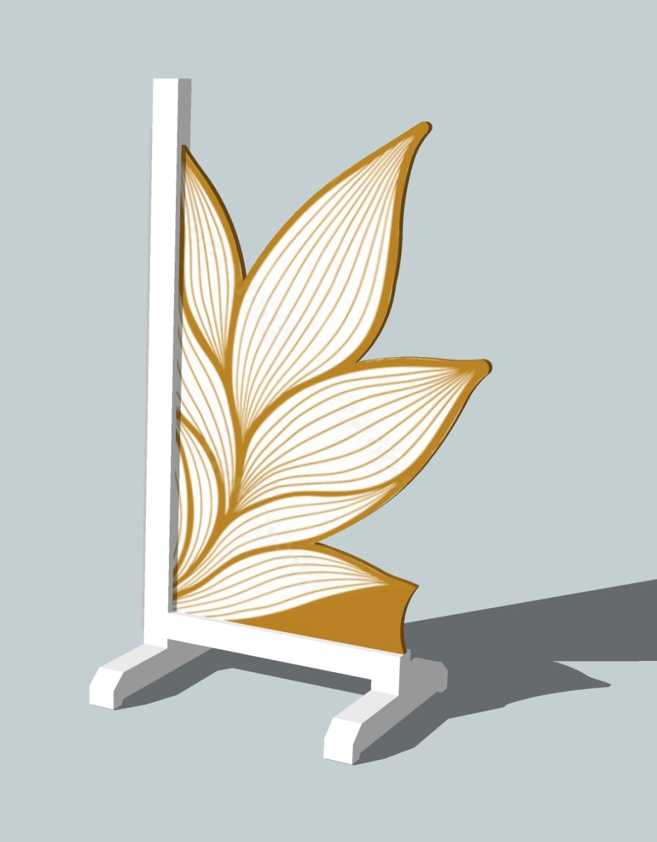 Competitie staander aluminium/hout 100 x 175 cm